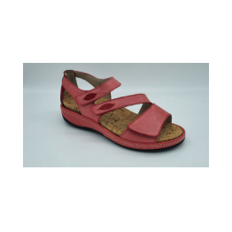 sandalo con velcri Art. 180517 rosso
