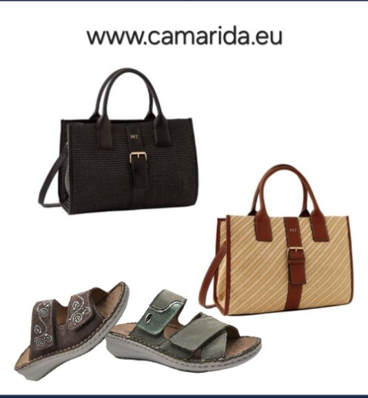 2 borse coordinate con 2 sandali